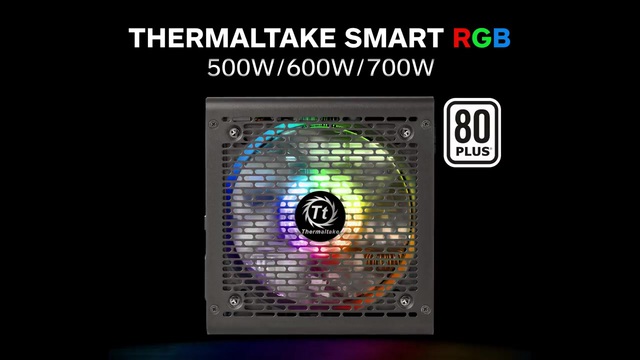 Thermaltake Smart RGB, 700 Watt alimentation Noir, 700 W, 230 V