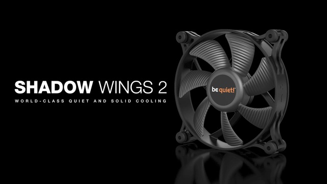 Be quiet! Shadow Wings 2 Ventilateur Boitier, 14cm Taille, Blanc