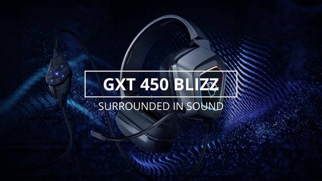 Trust GXT 450 Blizz RGB Auriculares Gaming Negros