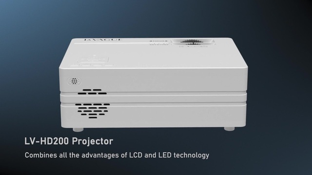 La Vague LV-HD200 Proyector LED HD Blanco