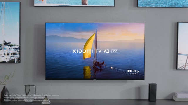 TV LED 43  Xiaomi TV A2, UHD 4K, Smart TV, HDR10, Dolby Vision, Dolby  Audio™, DTS-HD®, Inmersive Limitless Unibody, Negro