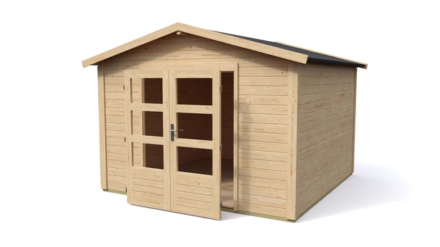 Konifera Gartenhaus Hellersdorf 3 Bxt 330x330 Cm Online Kaufen Otto