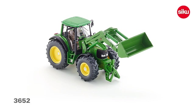 Siku Tieflader mit John Deere Traktoren Kinder Transporter Fahrzeug Spielzeug 