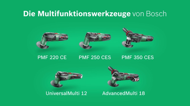 Bosch Akku-Multifunktionswerkzeug AdvancedMulti 18 ohne Akku und Ladegerät 