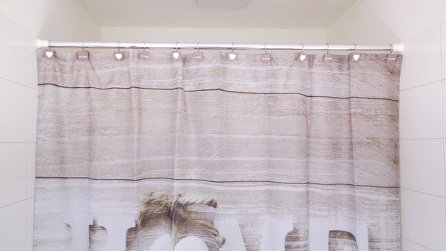 Badewannevorhangstange für Vorhang Badewannestange 90 x 170 cm weiß