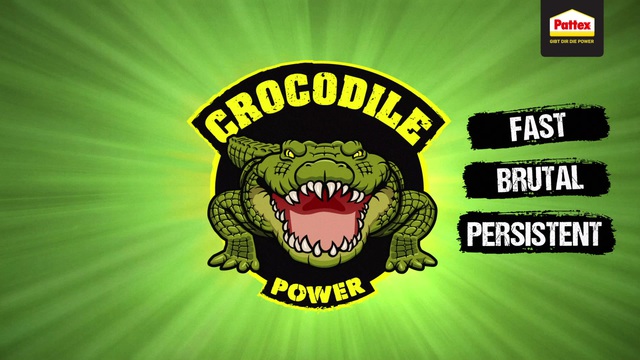 Pattex Crocodile Power Klebeband 30m starkes Gewebeband doppelter Dicke Silber 