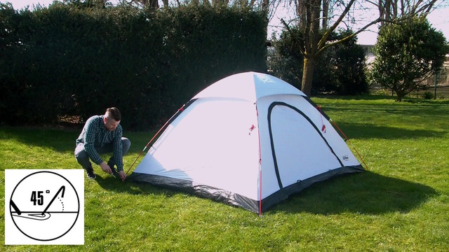 High Peak Monodome XL 4 Personen Zelt Camping Strand Trekking Outdoor Kuppelzelt 