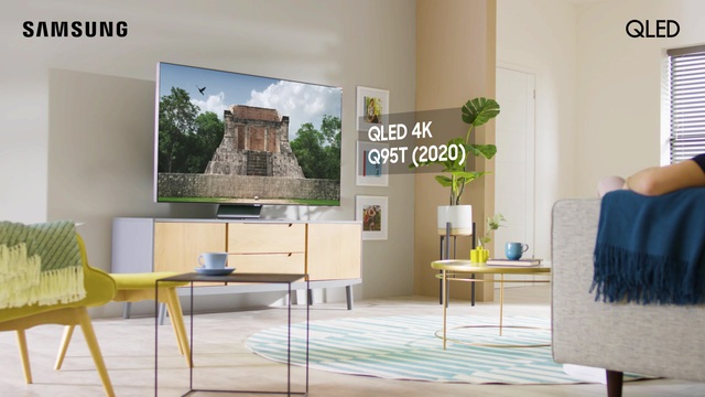 Samsung Gq75q95tgt Qled Fernseher 189 Cm 75 Zoll 4k Ultra Hd Smart Tv Online Kaufen Otto