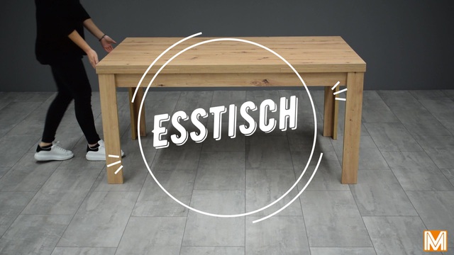 Esstisch Monti 80 X Cm Ausziehbar 2 5 Starke Tischplatte Online Kaufen Otto Tisch Harz Holz