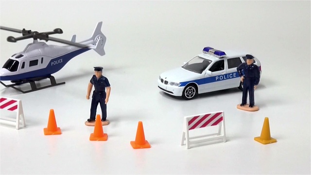 Polizeiauto Feuerwehrauto & HelikopterSpielset mit FigurenDie CastMAN 