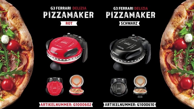 G3Ferrari Pizzaofen Napoletana G1003202, bis 400 Grad mit Naturstein –  inkl. 2-ten Stein zum Überbacken / Pizza und Fladen uvm. in 3 Minuten / die  Nr. 1 der Pizzamaker/ auch für Tisch und Garten online kaufen | OTTO