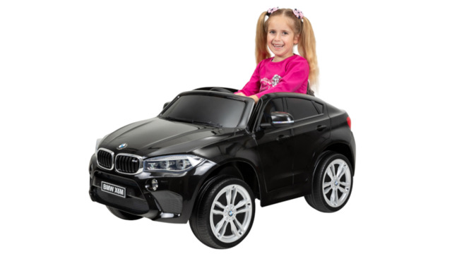 Kinderfahrzeug BMW X6M 12V Kinder Elektro Auto Kinderauto MP3 USB Ledersitz EVA 