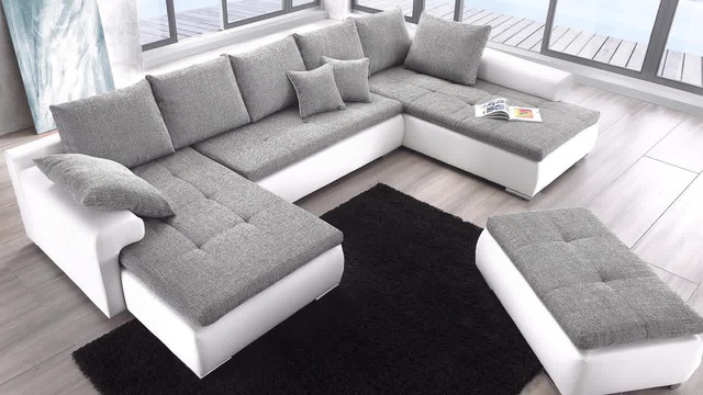 Sofa in Grasgrün schöner Zusatz zum Wohnzimmer