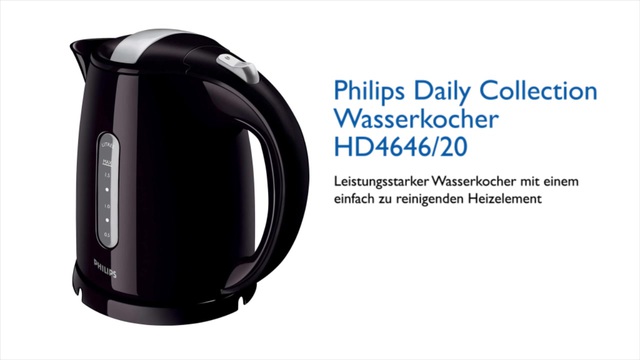 Original Philips Wasserkocher f/ür HD4669 HD4671 HD4672 Wasserkocher
